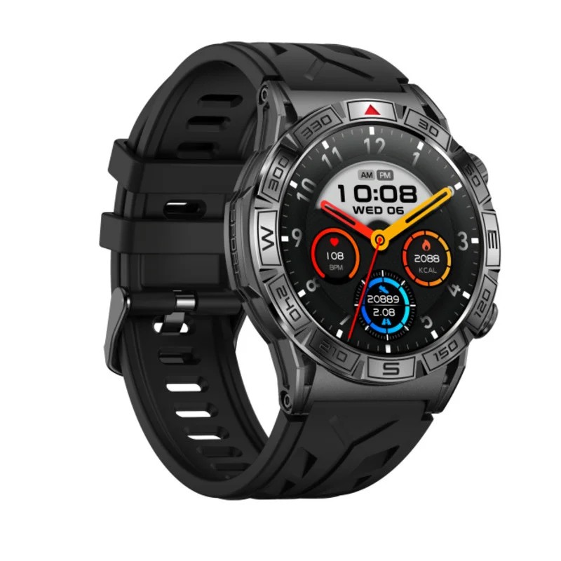 ����Ʈ �ð� KC86 1.43��ġ Amoled ���� ��ũ�� BT ��ȭ ������ ��ħ�� 450mAh �߿� ������ ��Ʈ�Ͻ� Ʈ��Ŀ Smartwatch